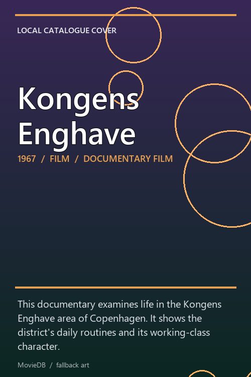 Kongens Enghave poster