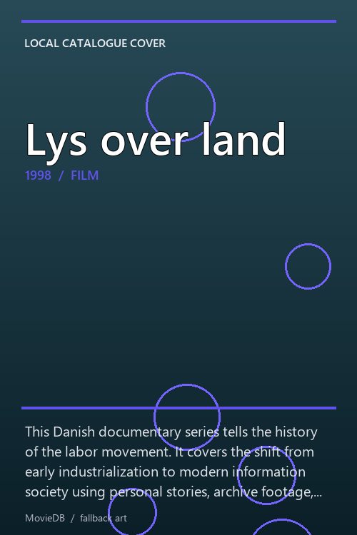 Lys over land poster