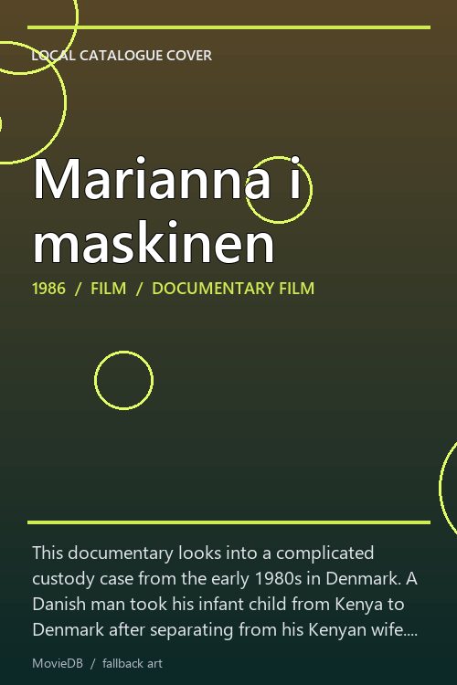 Marianna i maskinen poster