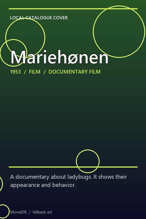 Mariehønen poster