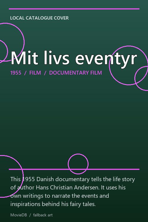 Mit livs eventyr poster