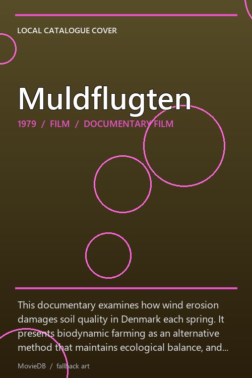 Muldflugten poster