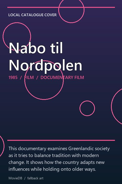 Nabo til Nordpolen poster