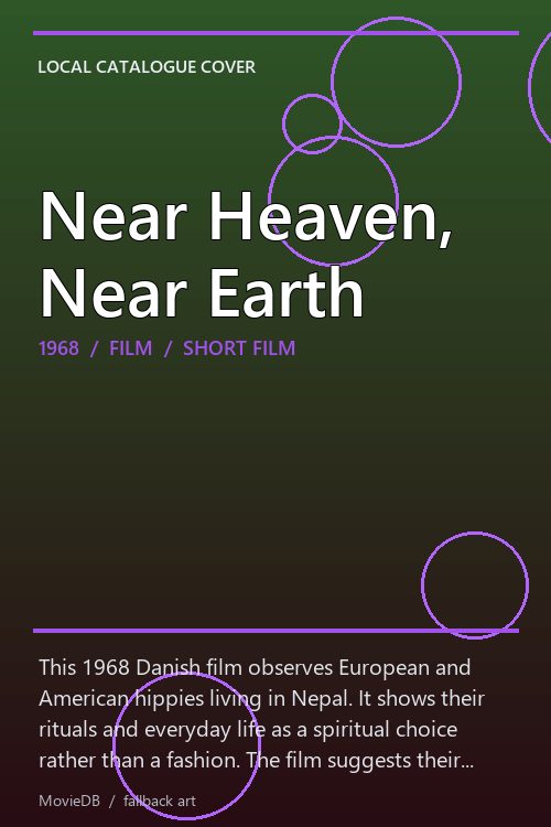 Near Heaven, Near Earth poster