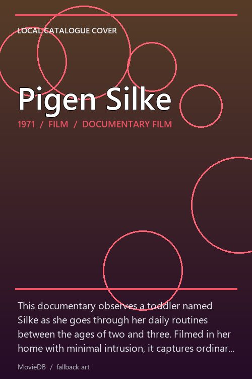 Pigen Silke poster