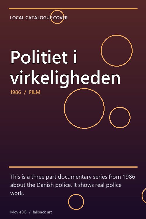 Politiet i virkeligheden poster