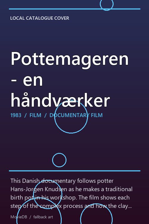 Pottemageren - en håndværker poster