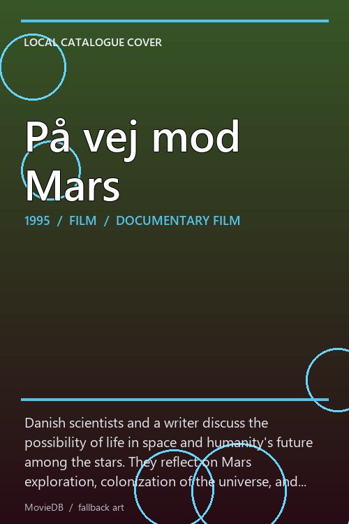 På vej mod Mars poster