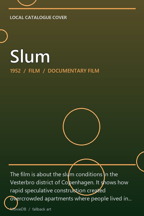 Slum poster