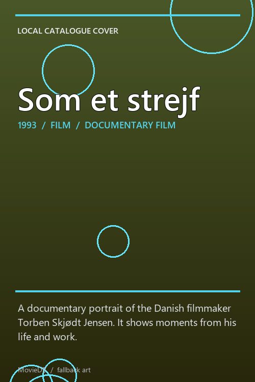 Som et strejf poster