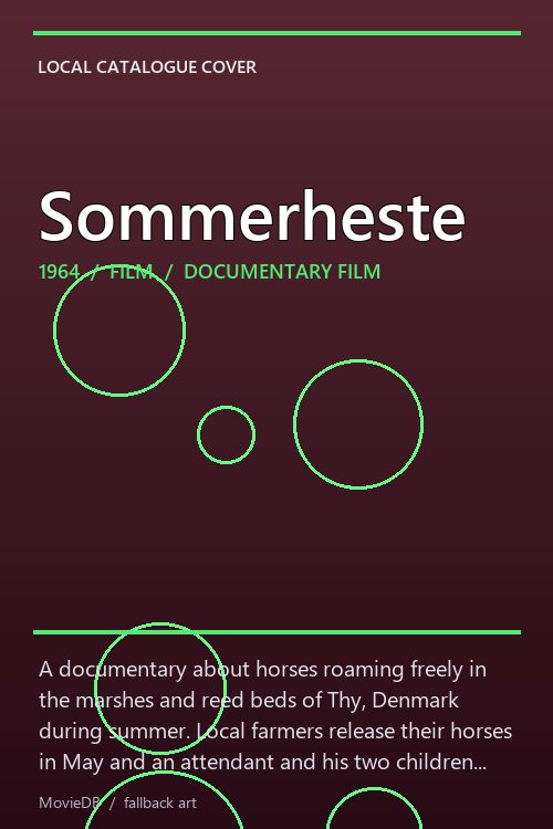 Sommerheste poster