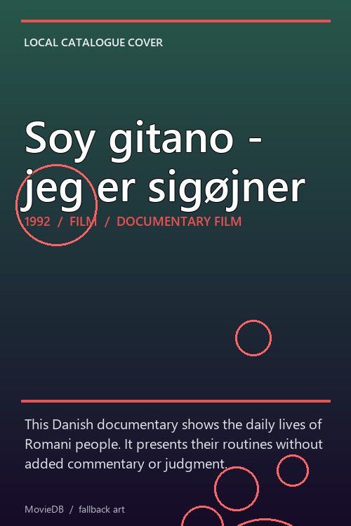 Soy gitano - jeg er sigøjner poster