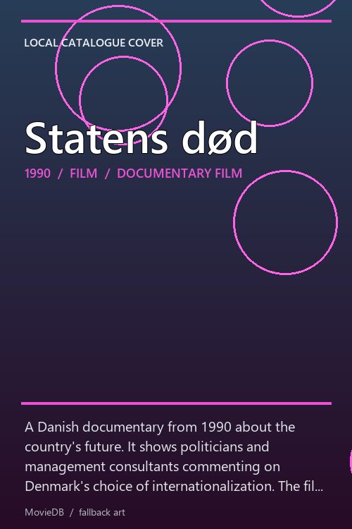 Statens død poster