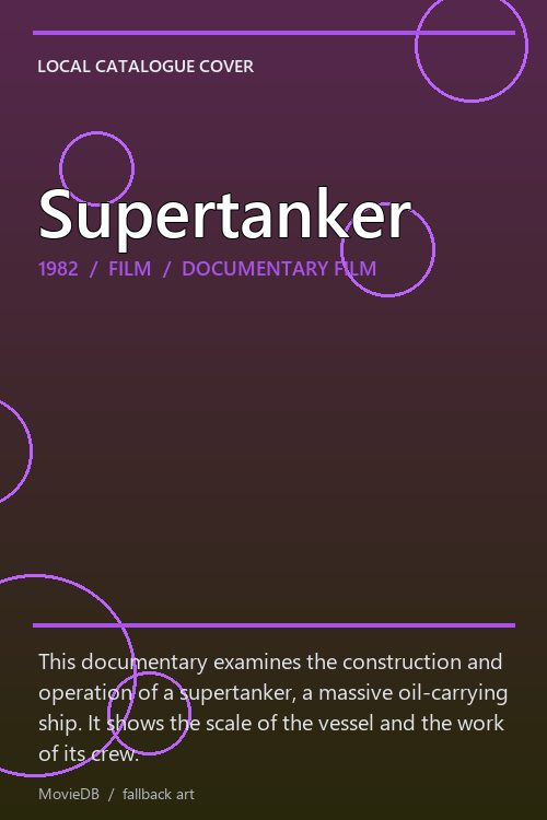 Supertanker poster