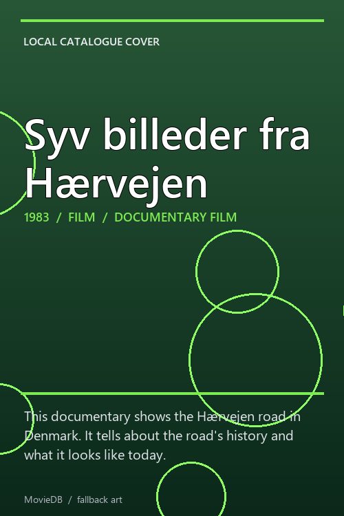 Syv billeder fra Hærvejen poster