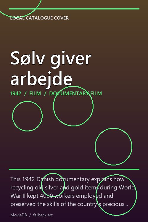 Sølv giver arbejde poster