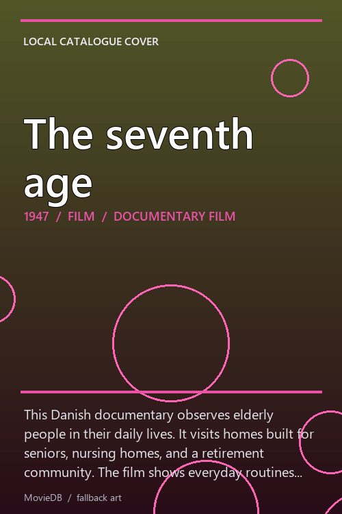 The seventh age poster