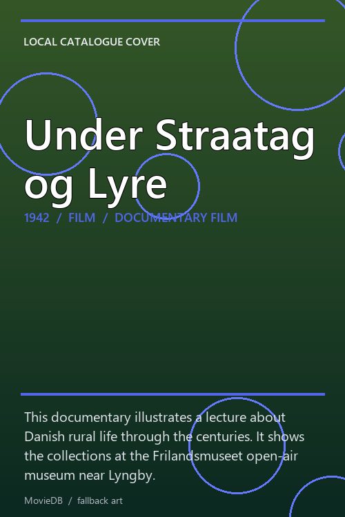 Under Straatag og Lyre poster