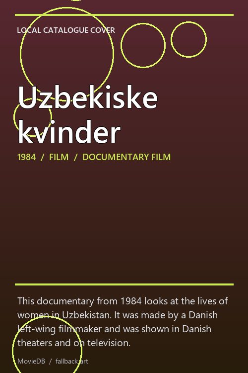 Uzbekiske kvinder poster