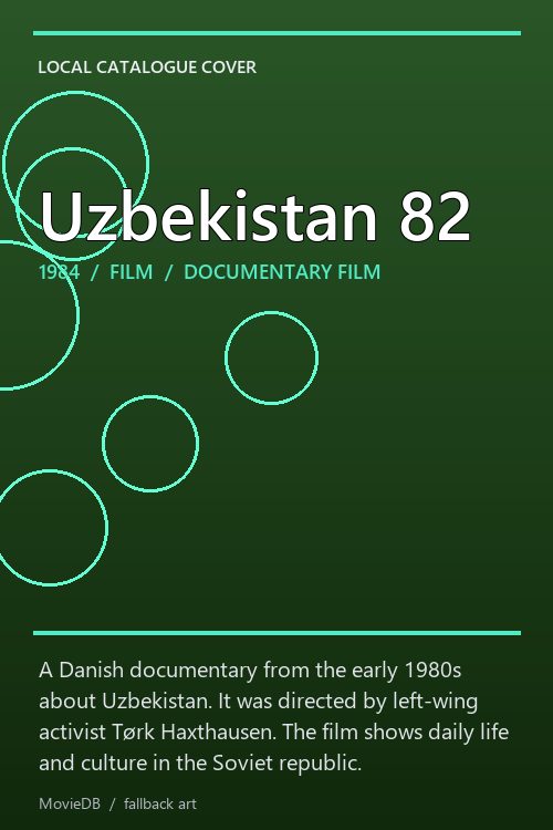 Uzbekistan 82 poster