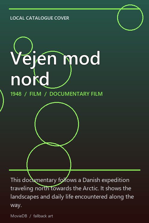 Vejen mod nord poster
