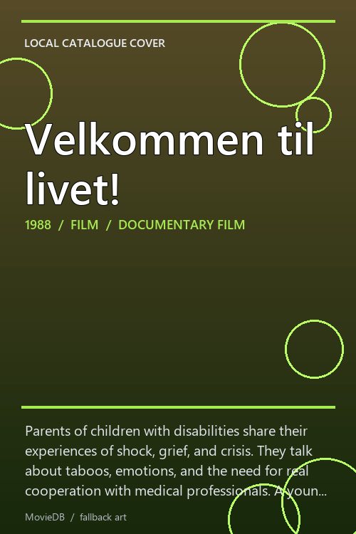 Velkommen til livet! poster