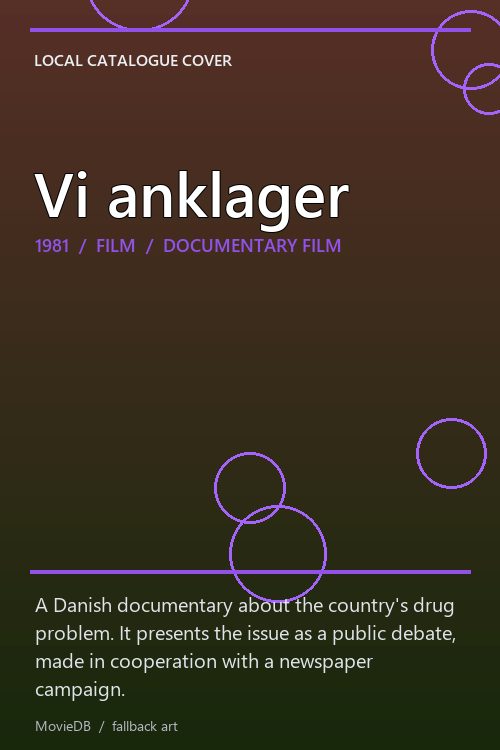 Vi anklager poster