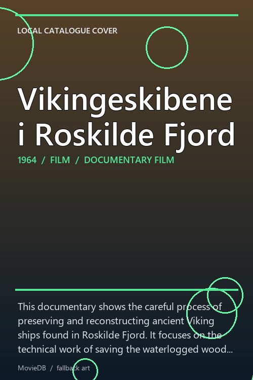 Vikingeskibene i Roskilde Fjord poster