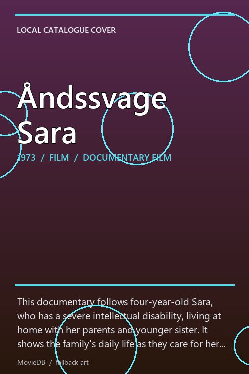 Åndssvage Sara poster