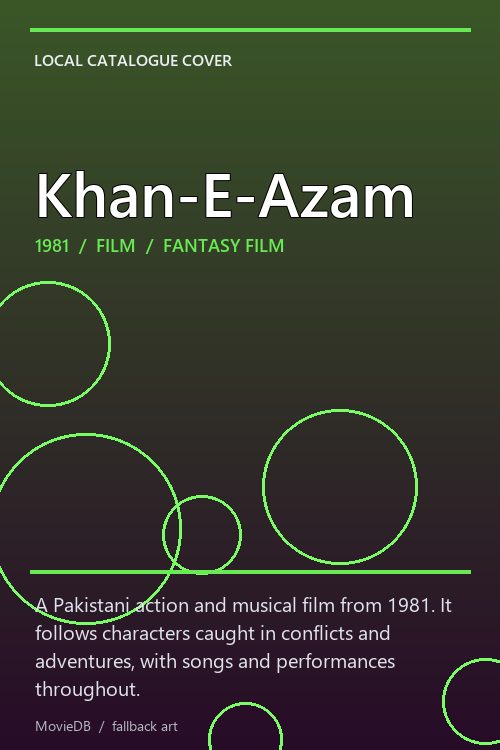 Khan-E-Azam poster
