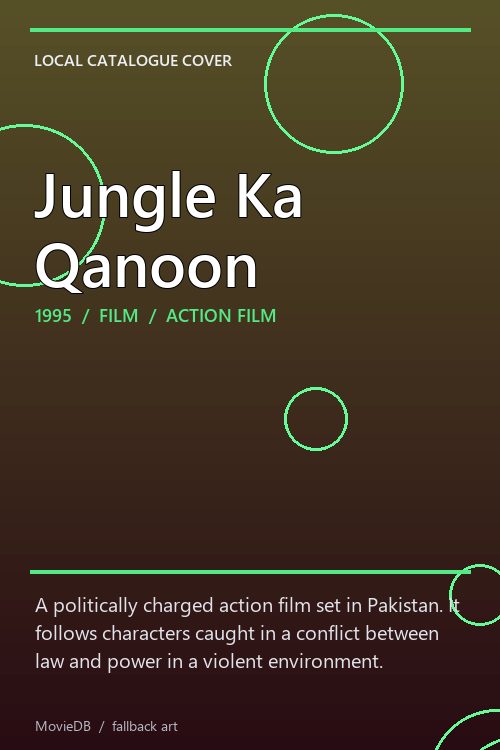 Jungle Ka Qanoon poster