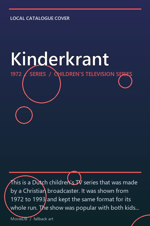 Kinderkrant poster