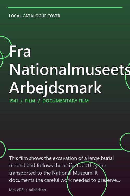 Fra Nationalmuseets Arbejdsmark poster
