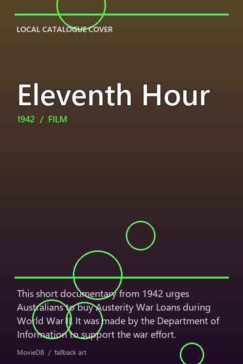 Eleventh Hour poster