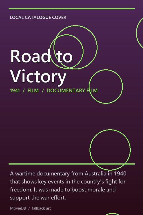 Road to Victory poster