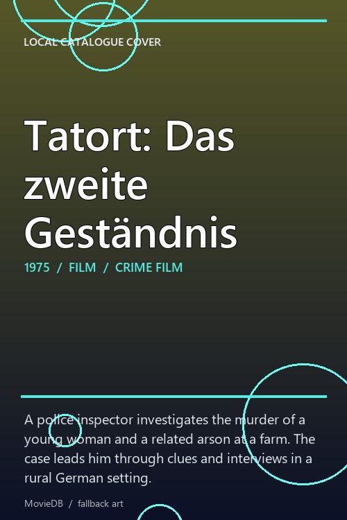 Tatort: Das zweite Geständnis poster