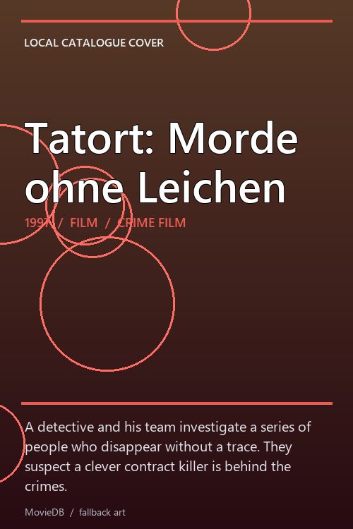 Tatort: Morde ohne Leichen poster