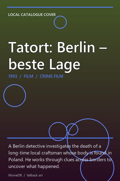 Tatort: Berlin – beste Lage poster