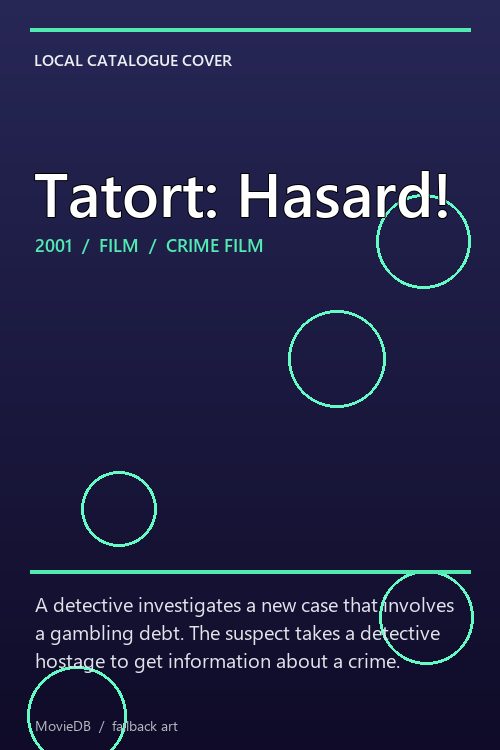 Tatort: Hasard! poster