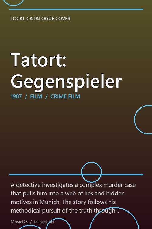 Tatort: Gegenspieler poster