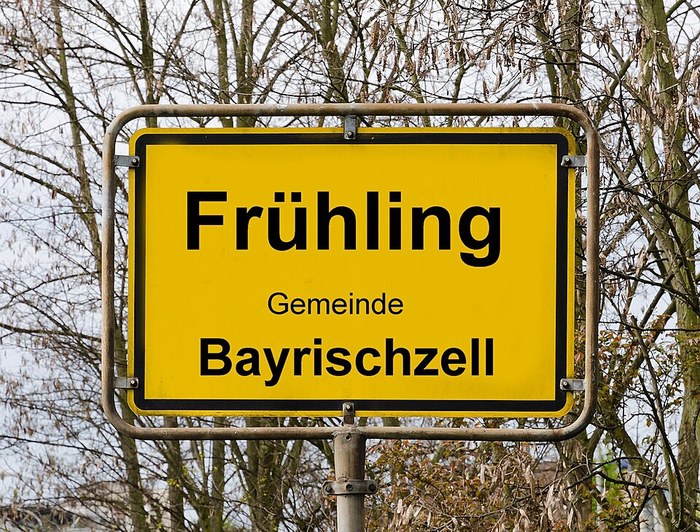 Frühling zu zweit poster