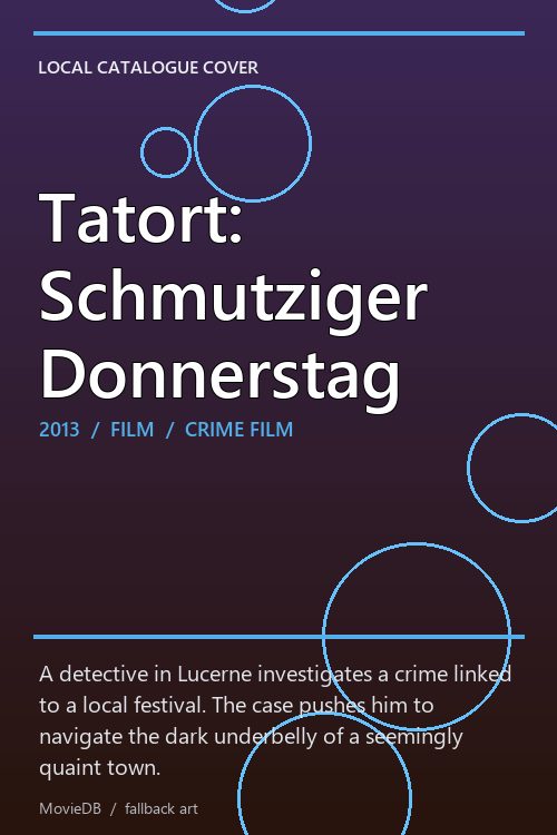 Tatort: Schmutziger Donnerstag poster