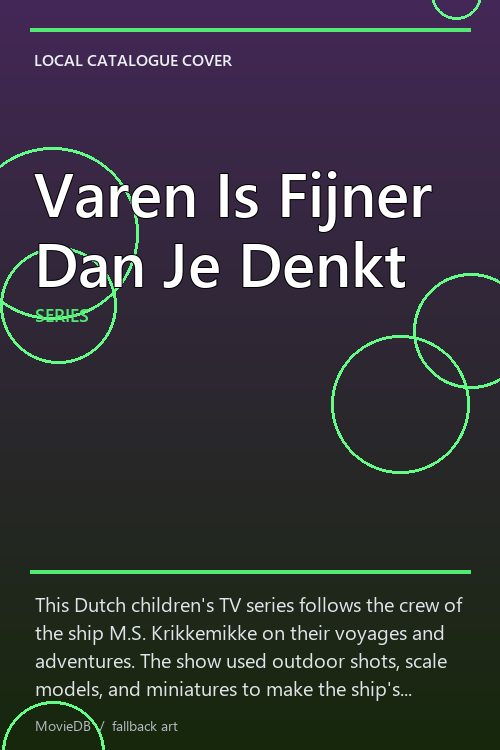 Varen Is Fijner Dan Je Denkt poster