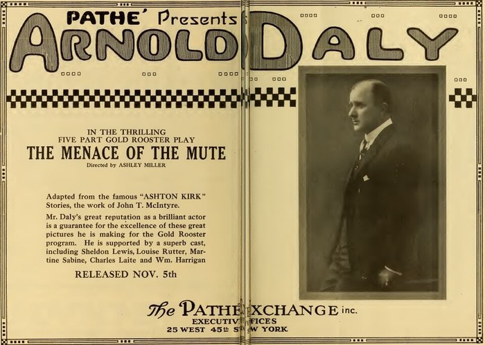 The Menace of the Mute poster