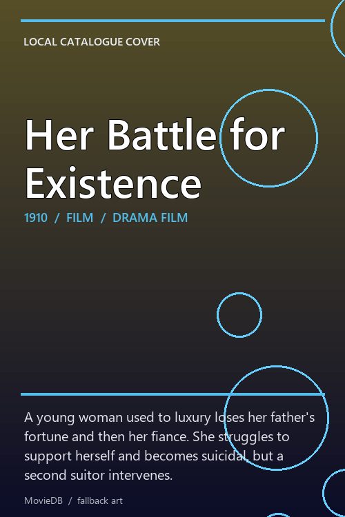 Her Battle for Existence poster