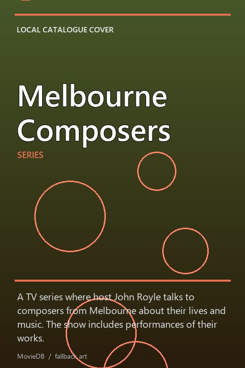 Melbourne Composers poster