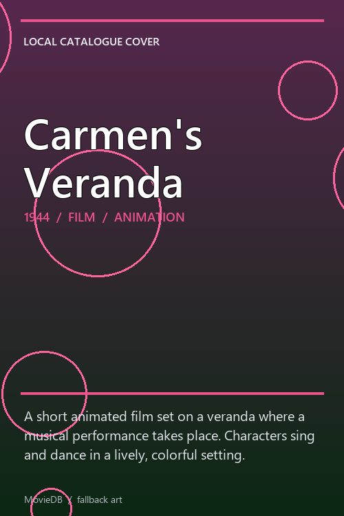 Carmen's Veranda poster