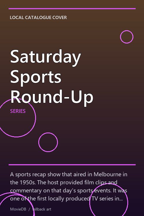 Saturday Sports Round-Up poster