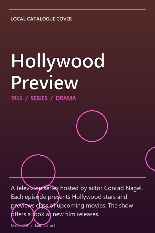 Hollywood Preview poster