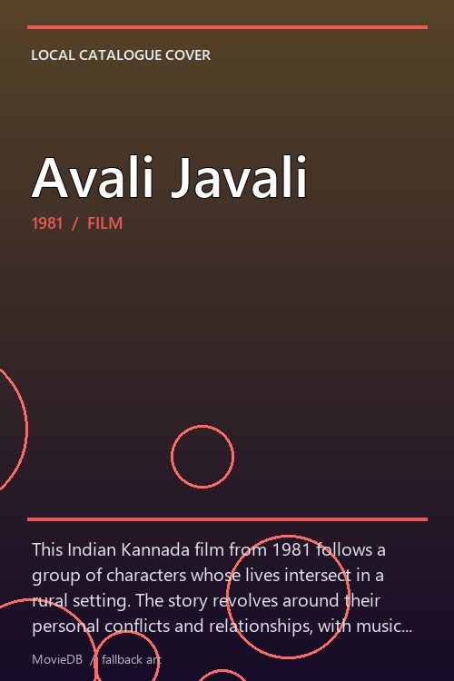 Avali Javali poster